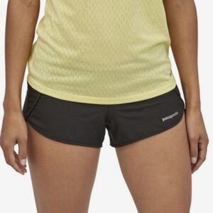 Patagonia Strider Pro running hiking athletic shorts black Women
